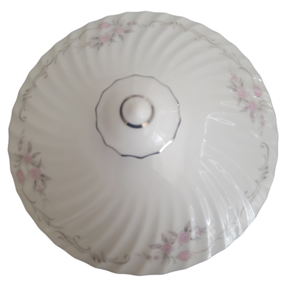 Gold Standard with Round Covered Vegetable Dish Porcelain China Made Japan MCM - Picture 7 of 12